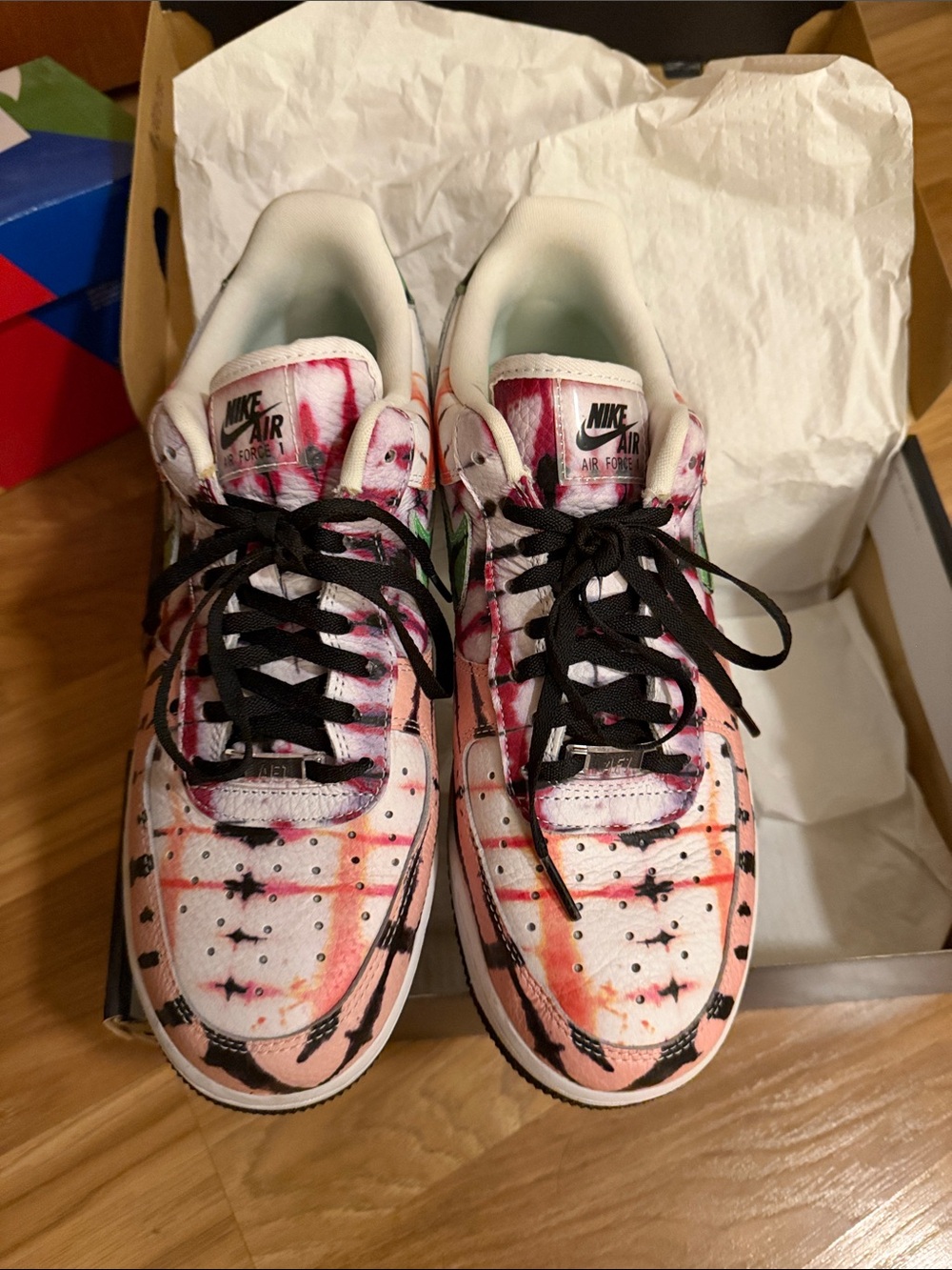 Nike Air Force 1 Low Black Tie Dye
